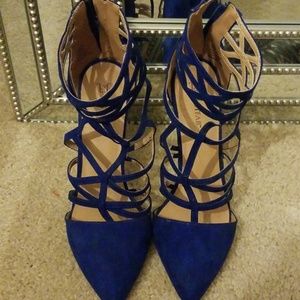 Cobalt blue heels
